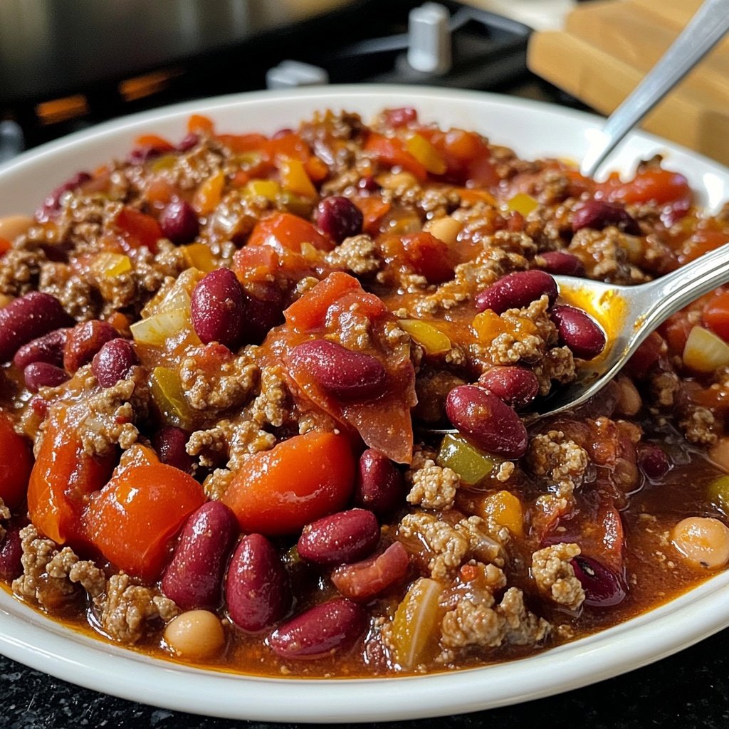Chili sin Carne mit Tomaten