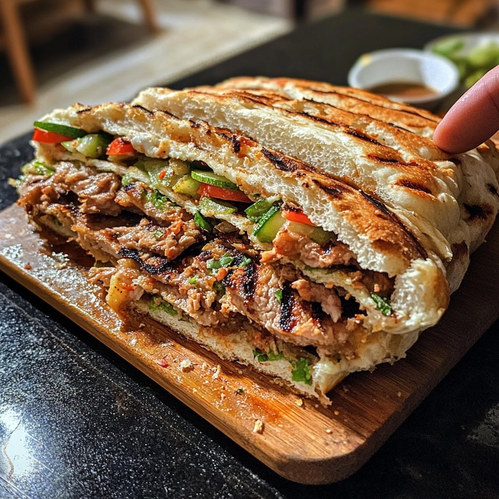 Döner mit hausgemachtem Brot
