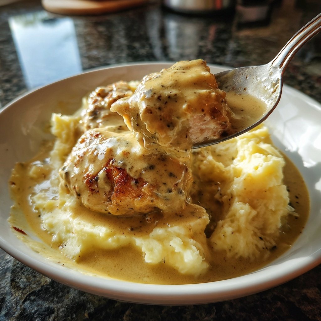 Hausmannskost Cremiges Hähnchen mit Kartoffelpüree