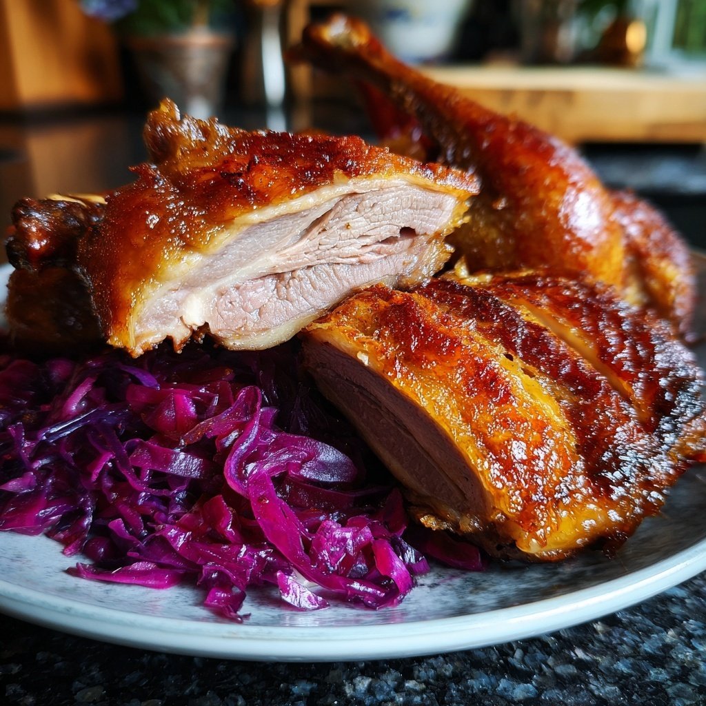 Saisonal & Festlich Weihnachtsgans mit Rotkohl