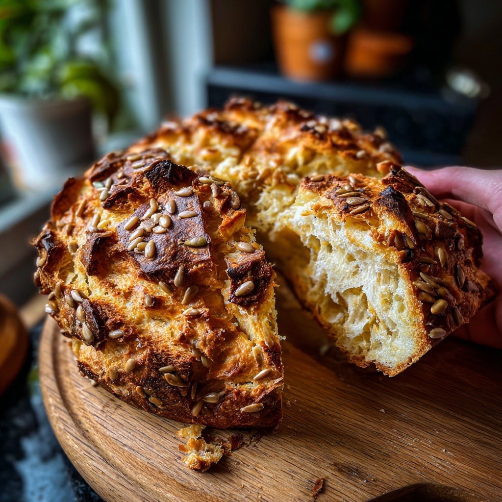Zupfbrot Mit Sonnenblumenkernen