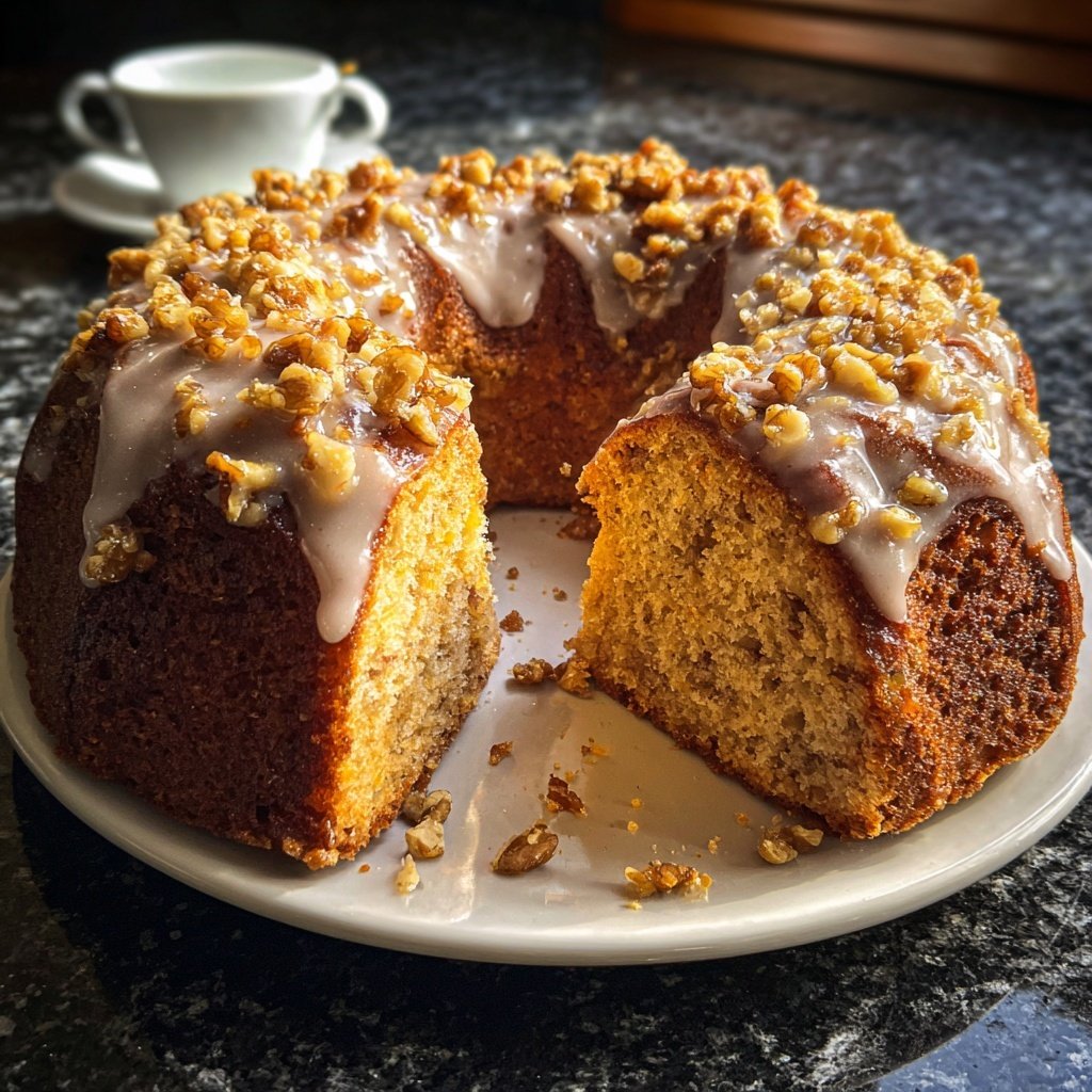 Karottenkuchen Mit Zimt Glasur