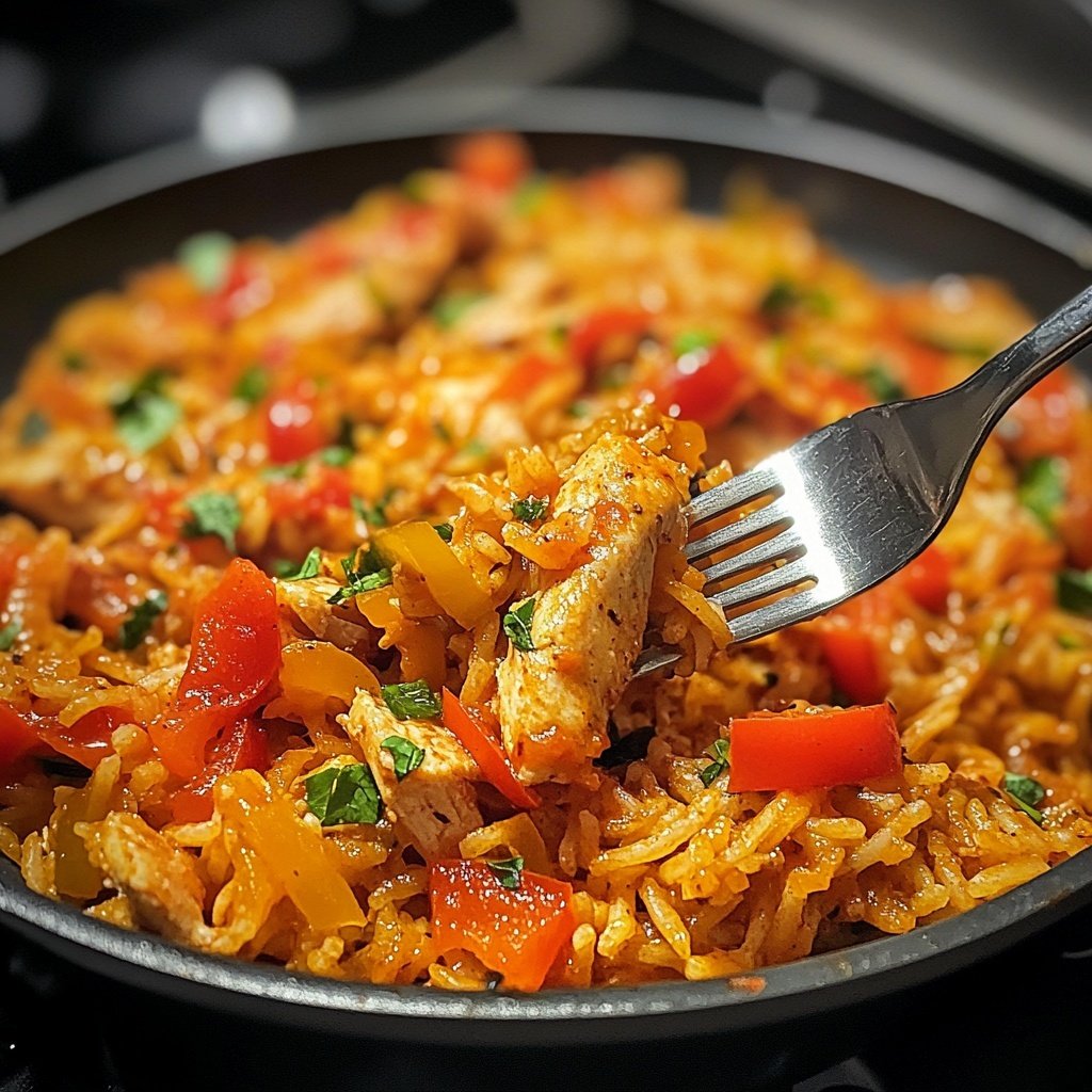 Gebratener Reis mit Paprika