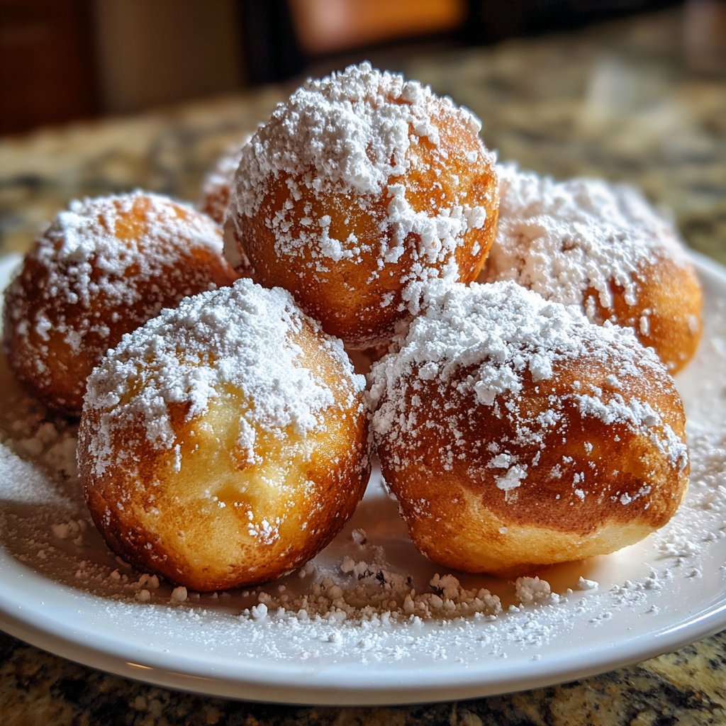 Quarkbällchen klein und rund