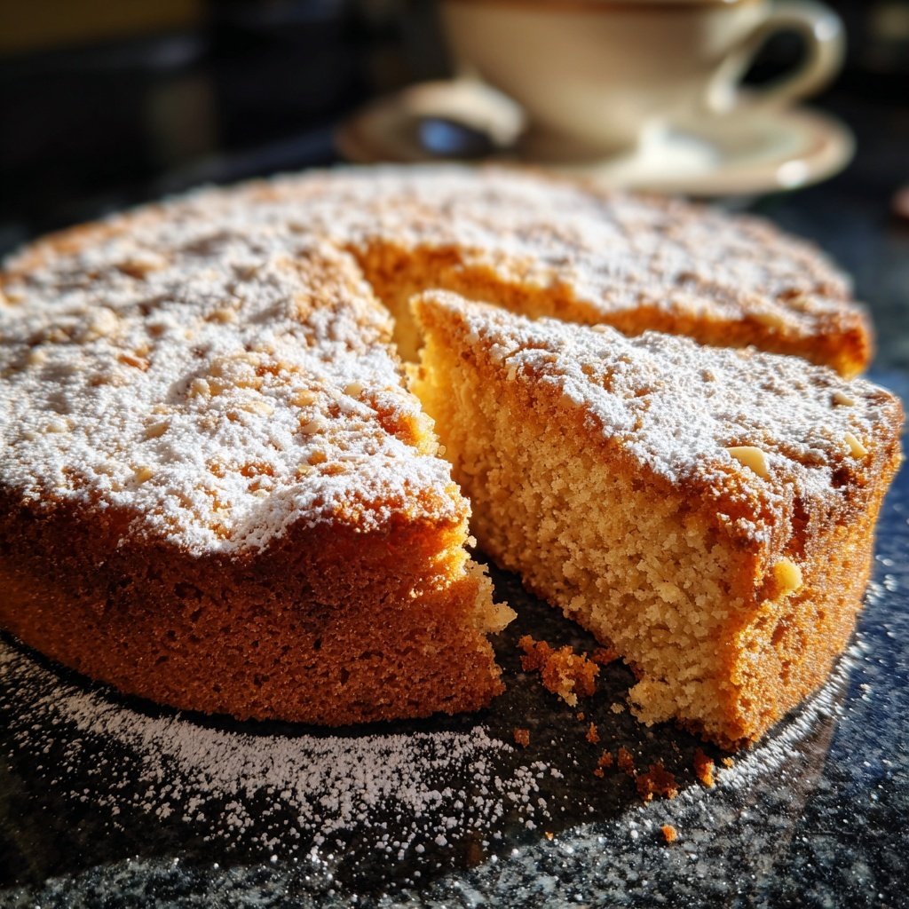 Vegane schwedische Mandeltorte