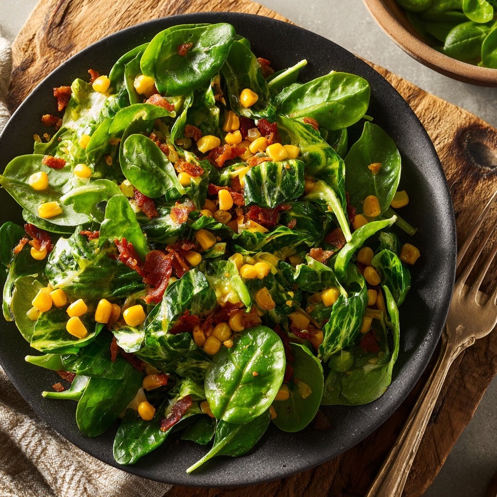 Chinakohl-Salat mit Mais und Honig-Senf-Dressing